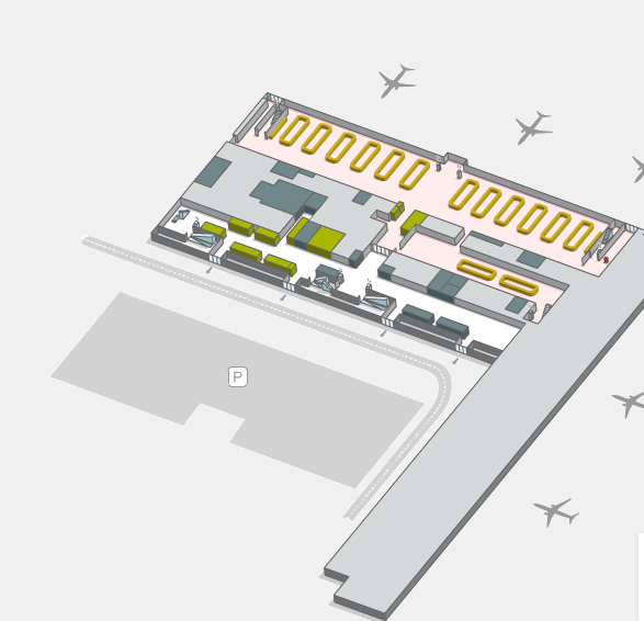 Alicante Airport Map